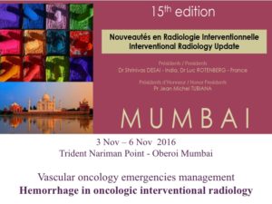 Vascular oncology emergencies managementHemorrhage in oncologic interventional radiology