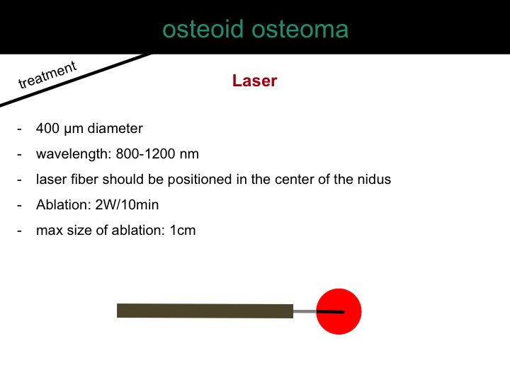 percutaneous ablation of benign bone tumors