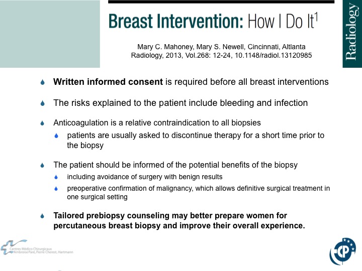 Percutaneous Breast lesion Ablation: When avoid Open Surgery?